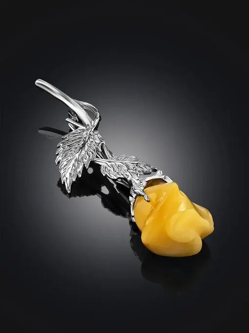 Рисунок 2 - Изящная брошь из серебра 925 пробы