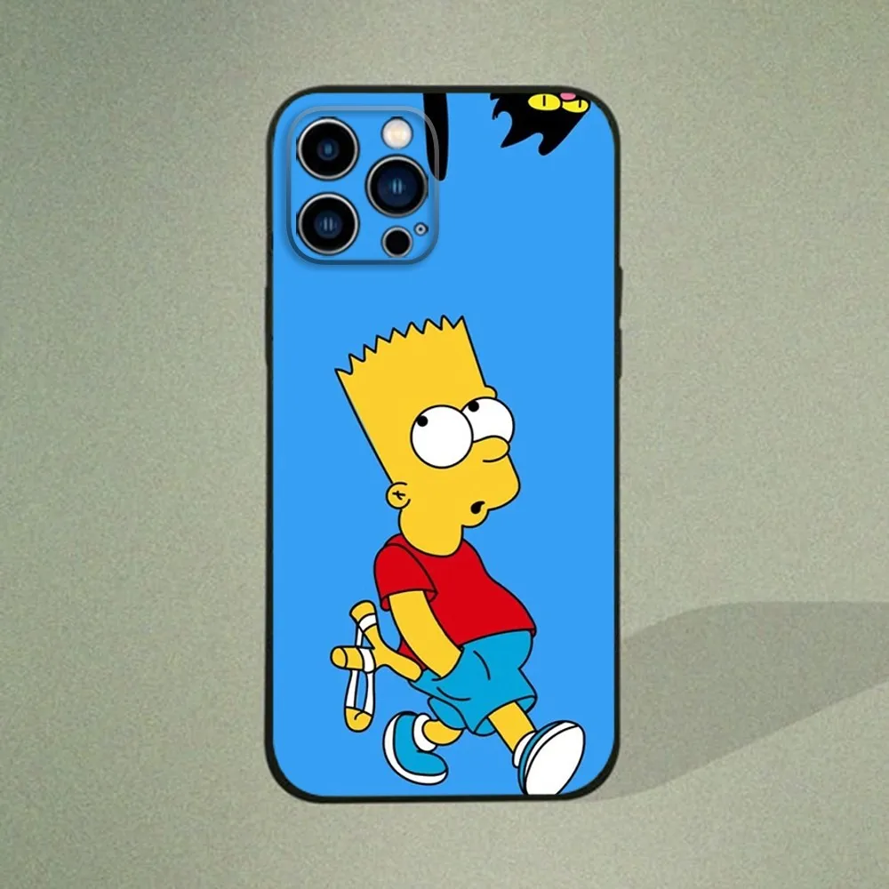 C-мультяшный S-Симпсоны чехол для телефона IPhone 15 14 13 12 11 Pro Max Mini 8 7 Plus SE2 X XR XS MAX