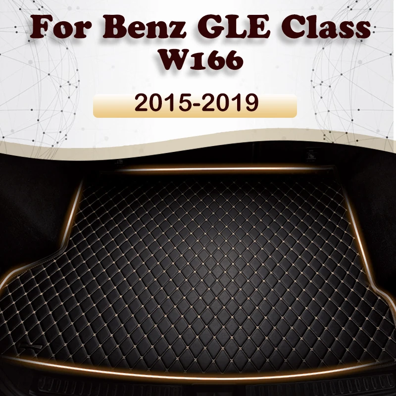 

Коврик для багажника автомобиля Mercedes Benz GLE Class W166 GLE 350 450 580 2015-2019 18 17 16, пользовательские автомобильные аксессуары, украшение интерьера автомобиля