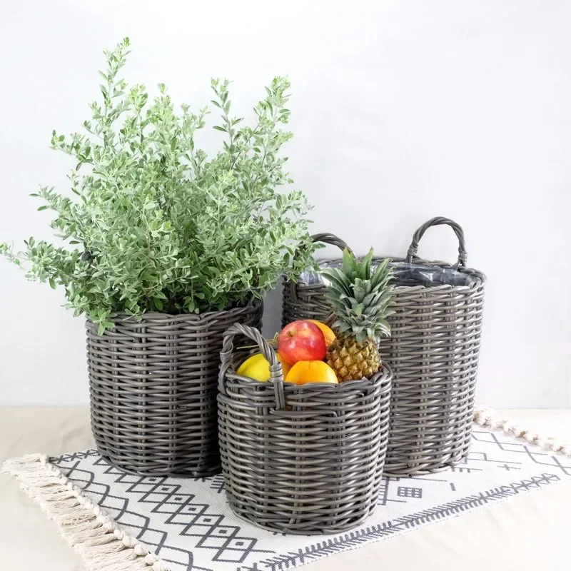 

Многофункциональная Корзина с кулером серого цвета (3-шт)