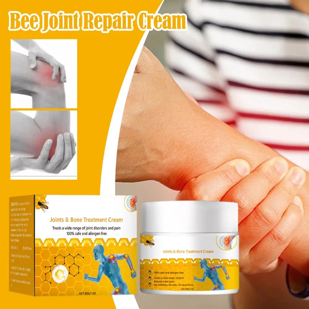 30 г крем для ухода за суставами пчелиных суставов рук ног костей и поясничного