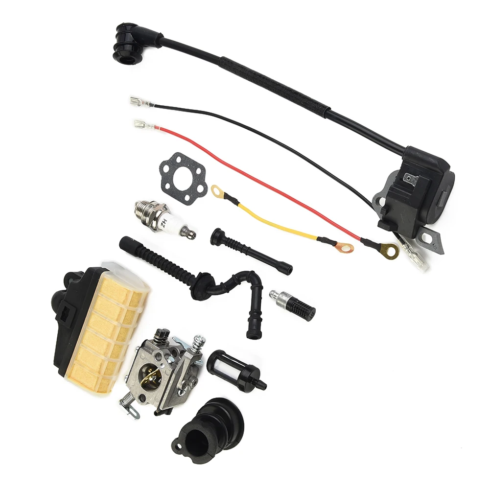 

Carburetor Ignition Coil Spark Plug Kit For Chainsaw 021 023 025 MS210 MS230 MS250 Garden Power Equipment Chainsaw Accessories