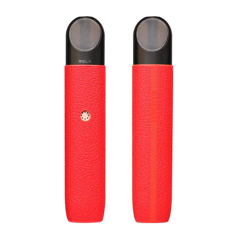 

Из кожи Lichee защитный чехол для Relx 4, чехол для кожаного чехла 4-го поколения, пыленепроницаемый Сменный Чехол