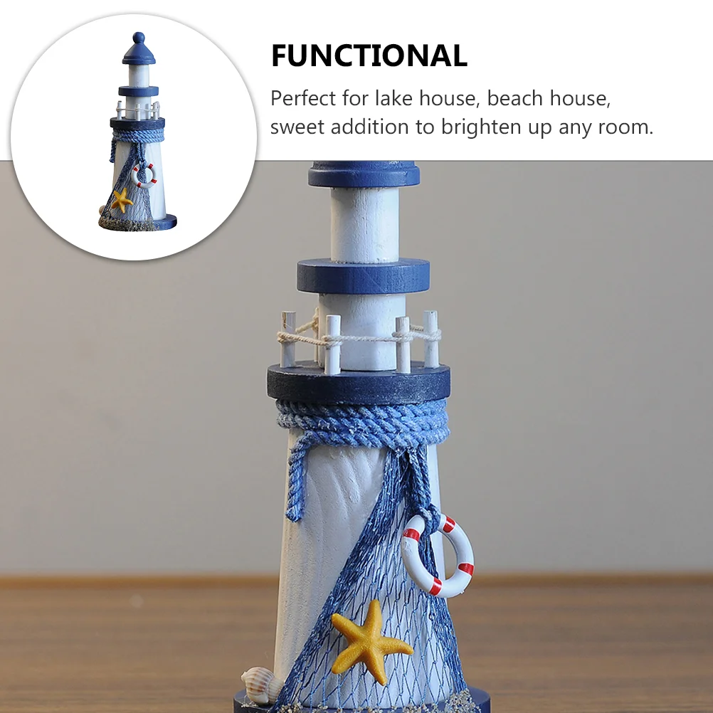 Модель Скульптура Морской Деревянный Маяк Офис Lightark Party 1900X950X700CM Сосна
