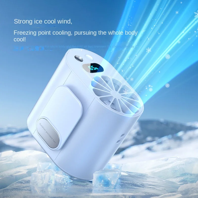 

2023 New Line Waist Mounted Fan Portable Waist Mounted Cooling Electric Fan Mini Mini Charging Clip Mounted Waist Mounted Fan