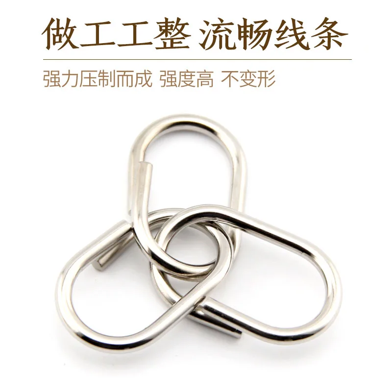 3D Metal Wire Puzzles 6PCSSets Intelligence Buckle Classic Knot 9 Ring Interlocking IQ Brain Teaser Antistress Toys For Kids (art.: 7b0e44afa) - 7b0e44afa