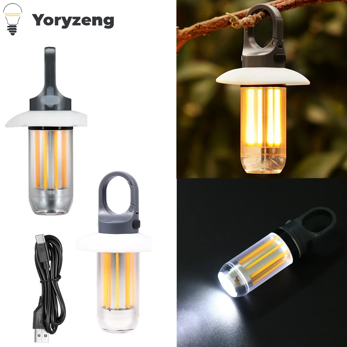 

YORYZENG Портативный светодиодный фонарь