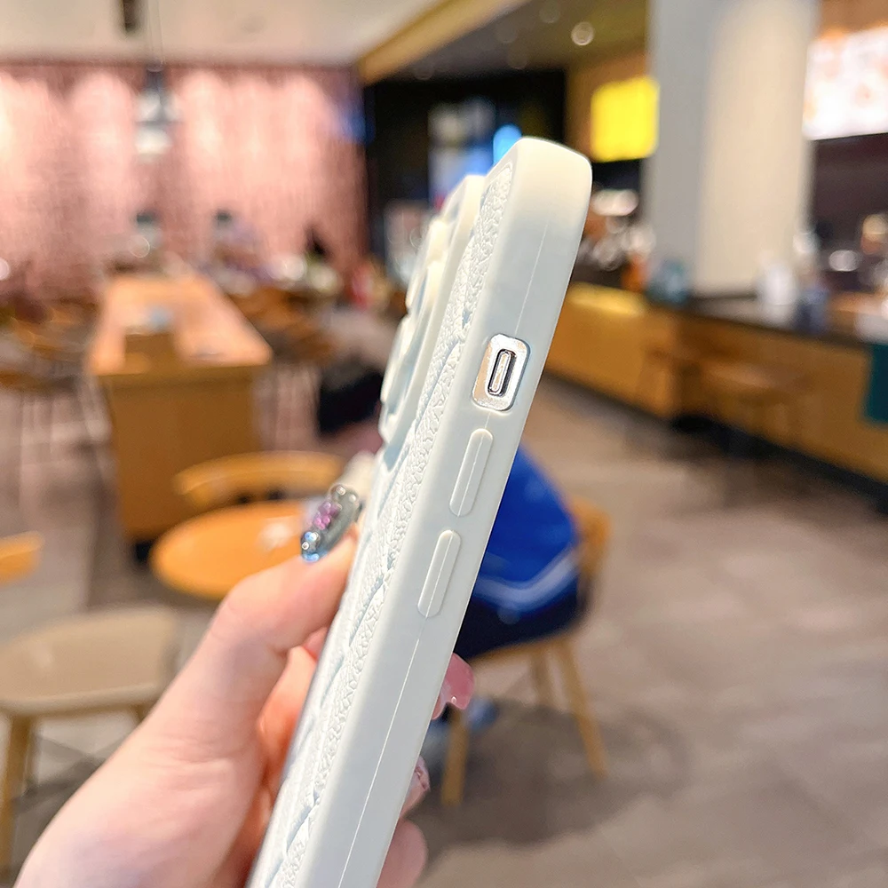 Кожаный чехол из овечьей кожи для iPhone 15 Pro 11 12 13 14 Max XR X XS 7 8 Plus силиконовый