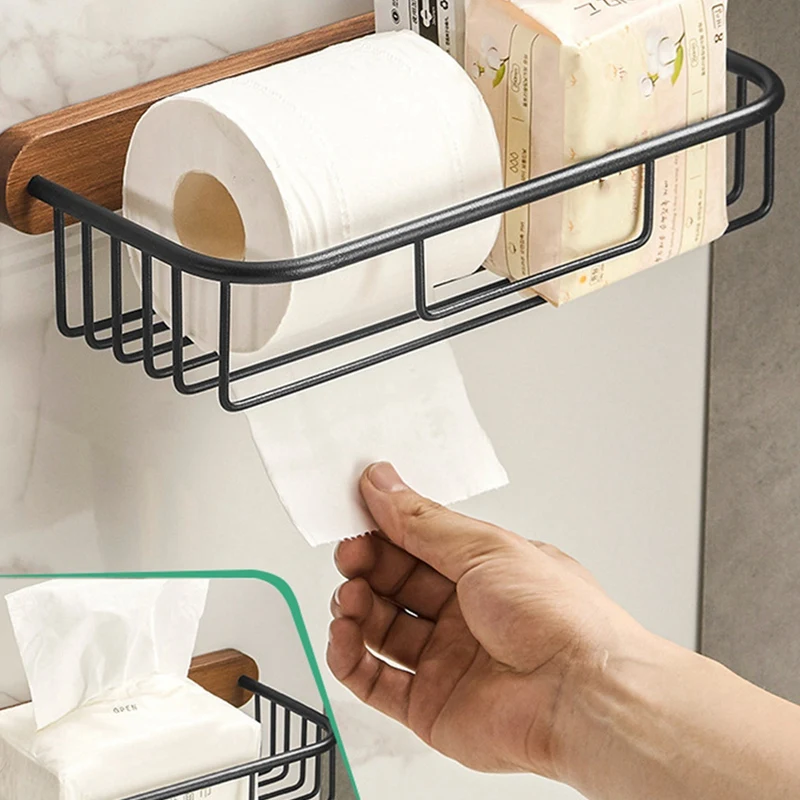 Акция! Держатель для туалетной бумаги орехового цвета держатель рулонной стойка