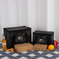 16l28l50l insulated thermal cooler bag drink storage square chilled bags zip picnic tin foil food bags lunch box container