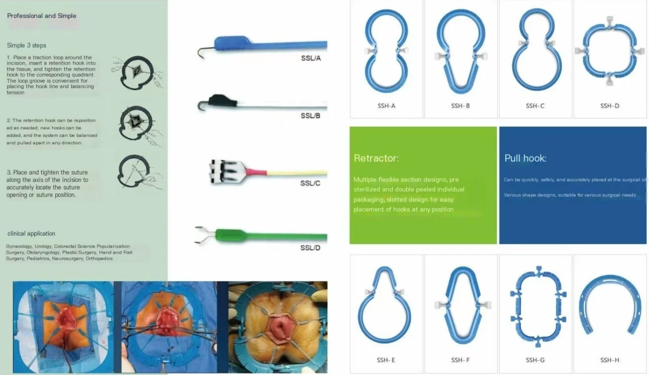 

Одноразовый хирургический ретрактор Lonestar с крючками