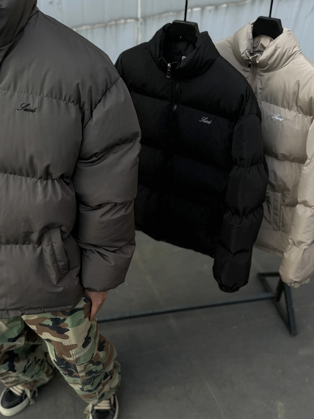 Модный пуховик Yao на молнии Повседневная простая уличная одежда в стиле Св.