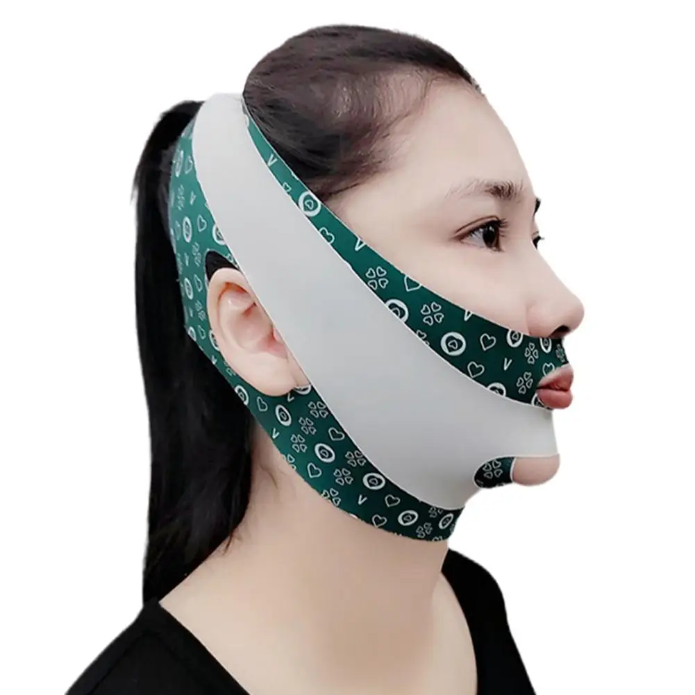 Бандаж V-образный для похудения лица редуктор лифтинга массажа подбородка