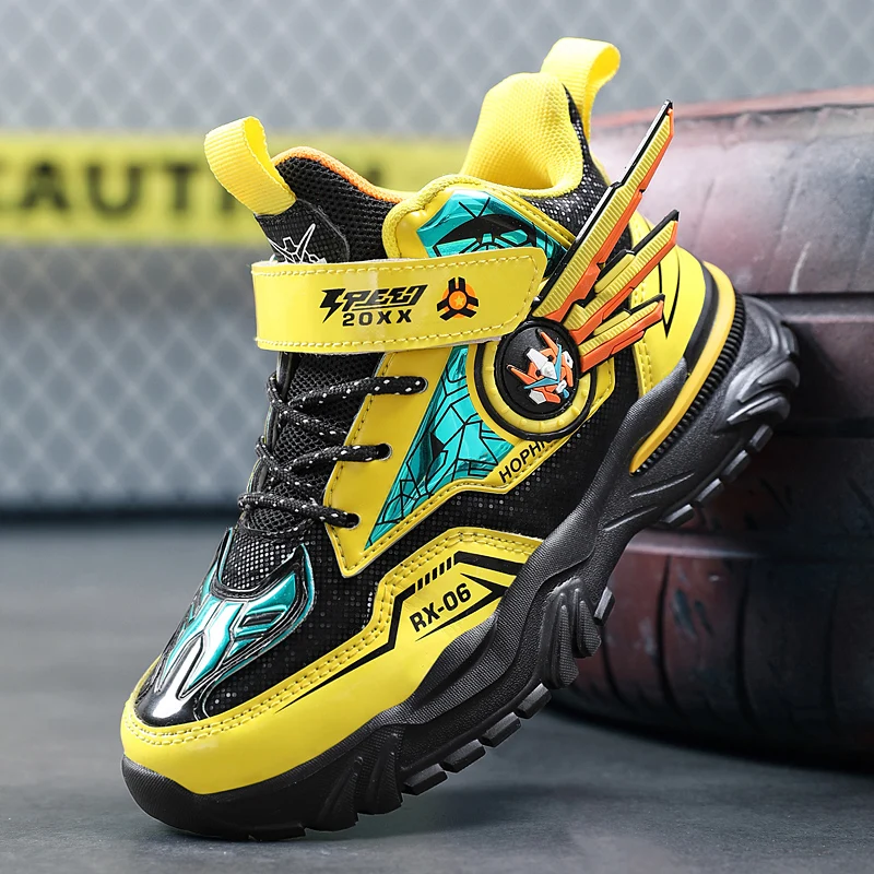 Brand Kids Sneakers Outdoor Running Shoes Boys Girls Comfortable Sport Shoes Autumn Winter Children Gym Shoes Antislip Trainers