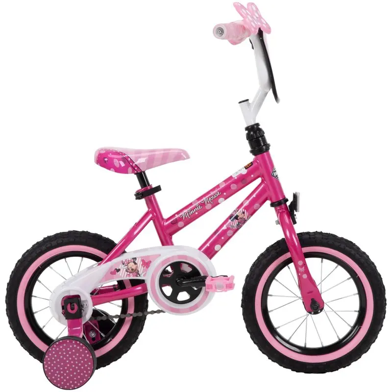 

12 in. Bike with Training-Wheels for Girl's, Pink by