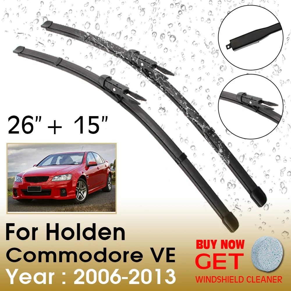 

Car Wiper Blade For Holden Commodore VE 26"+15" 2006-2013 Front Window Washer Windscreen Windshield Wipers Blades Accessories
