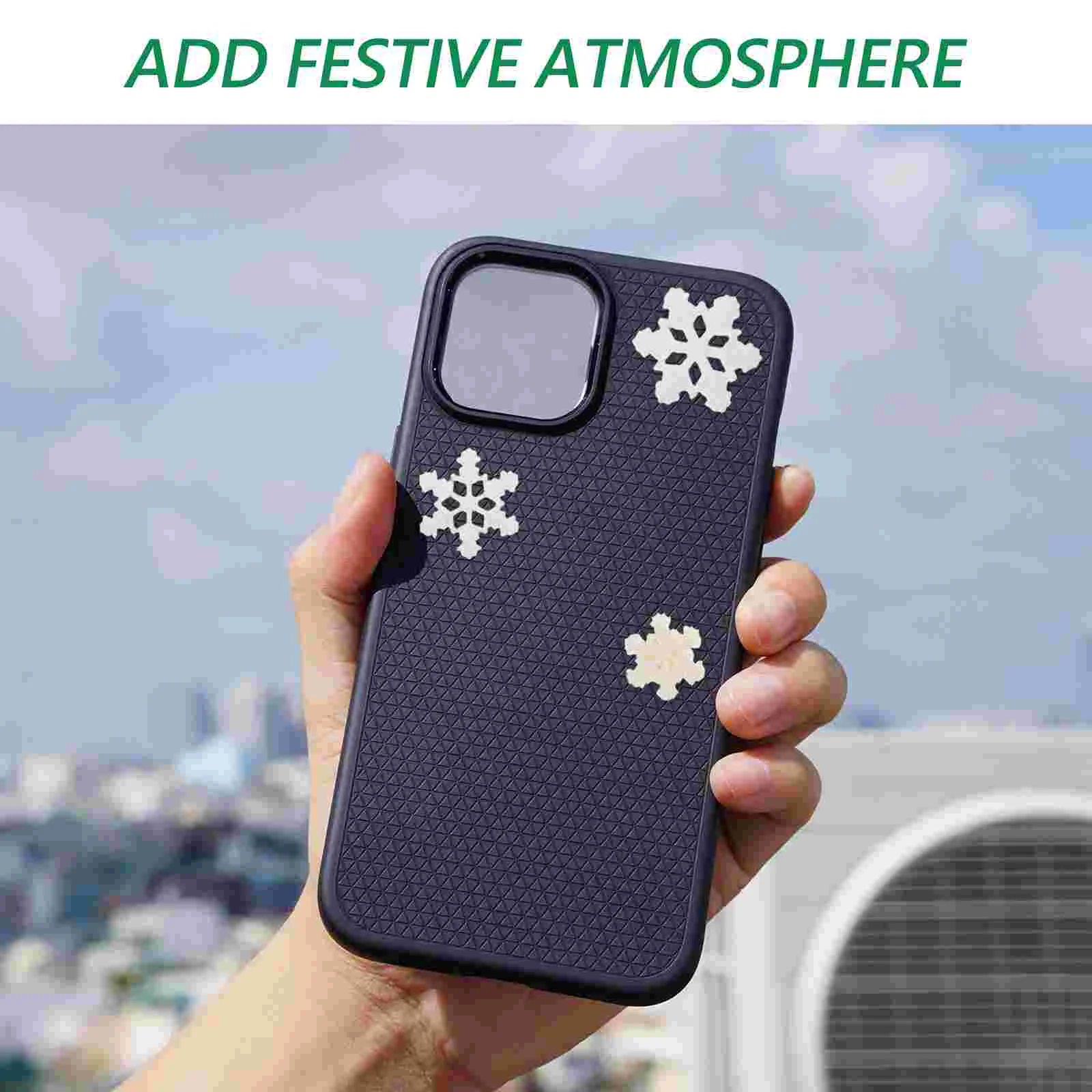 Снежинка декоративный материал мини-украшения с ягодами Холли для изготовления