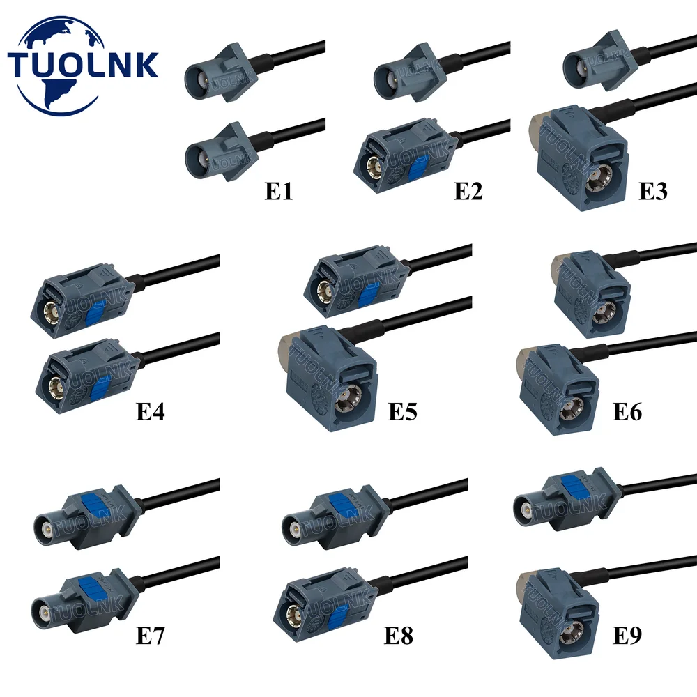 

Fakra G RG174 Coax Cable Fakra G Male/Female/Male long Connector Antenna Extension Grey Coaxial Cable for Car Remote Control Key