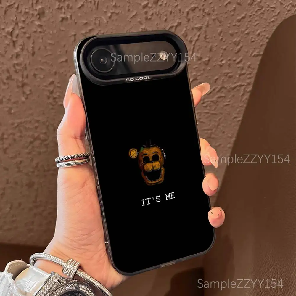 Фото Чехол для телефона FNAF F-Five N-Nights at-Freddys для моделей 15,16,17,13,14,11,12,Pro,Max,Plus,E,Air,Mini, цветной противоударный матовый чехол №4