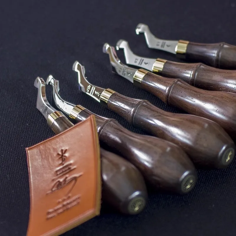 YORKSHINE профессиональная кожаная Плойка для обработки кромок с мелким пазом из