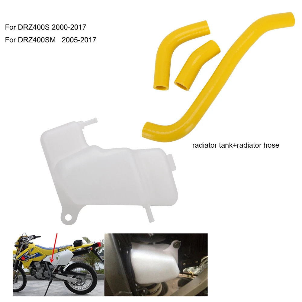 

Motorcycle After Market Water Coolant Over Flow Bottle Reservoir Tank Radiator For Suzuki DRZ400 DRZ 400 400E 400S 400SM
