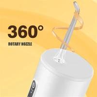 tooth irrigator 3 modes water flosser 360 degree rotating portable travel plaque mouth teeth cleaning tool