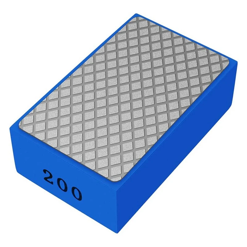 

1 Piece Diamond Hand Pad Sanding Block Tool Foam Foam Block For Sanding Polishing Marble Tile Ceramics ,200