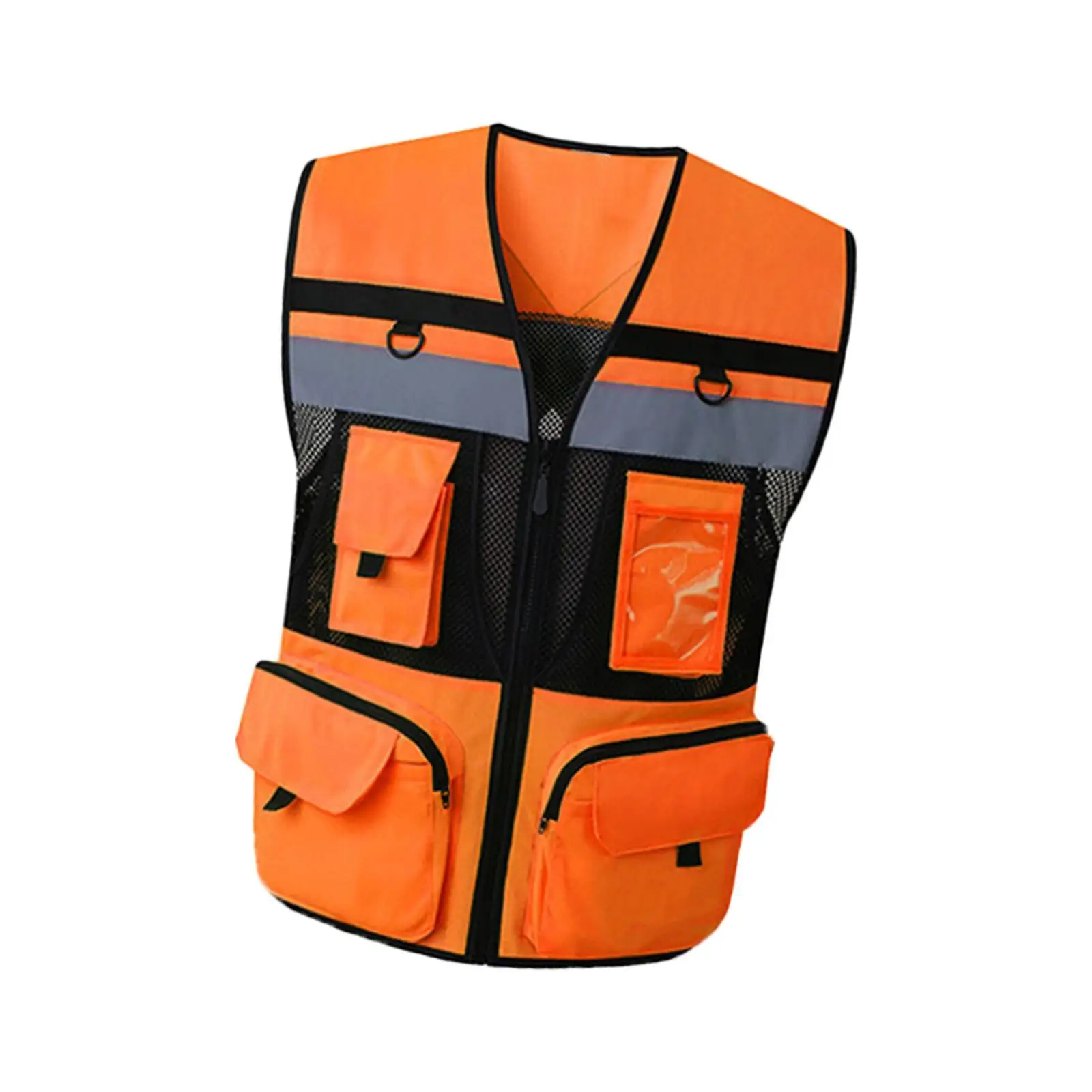 

Светоотражающий жилет с карманами, удобный для парковочных стюардесс, желтый