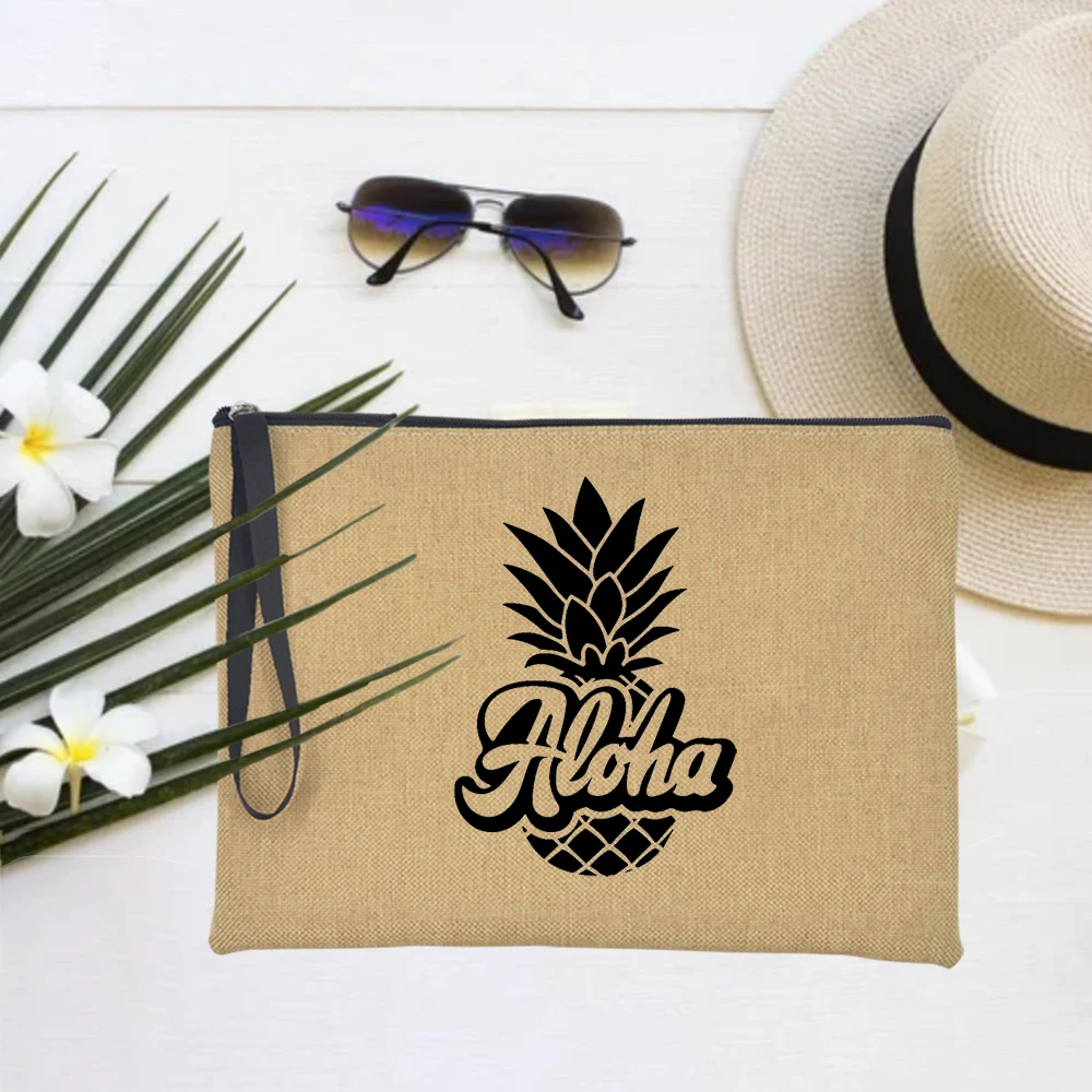 Aloha женская сумка-клатч сумка для макияжа пляжные праздничные органайзеры на