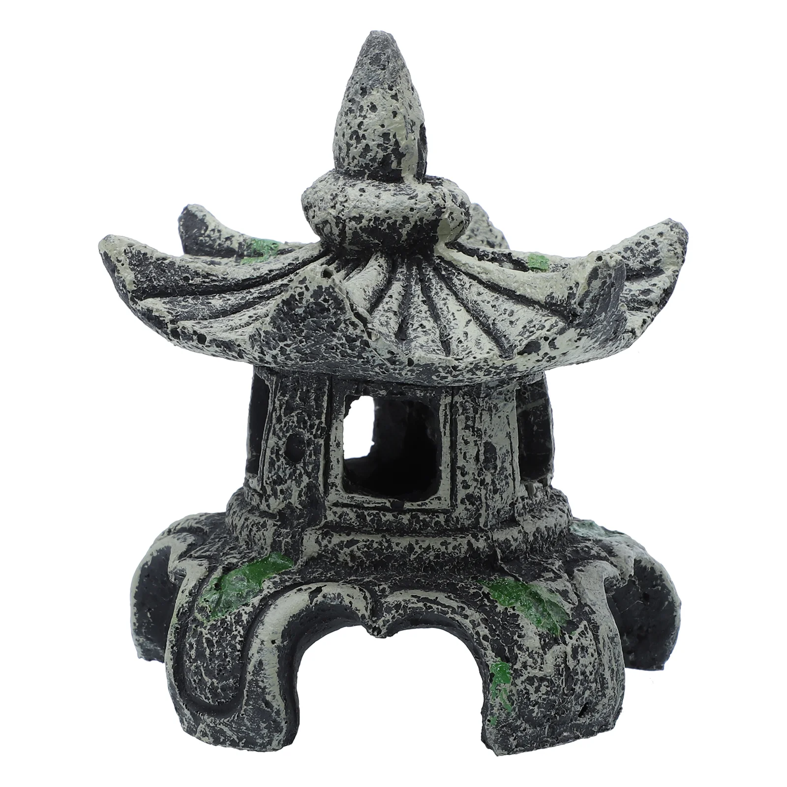

Tabletop Miniatures Micro Landscape Pavilion Fish Tank Accessories Landscaping Adornment Resin Ornament Pagoda Aquarium Decors