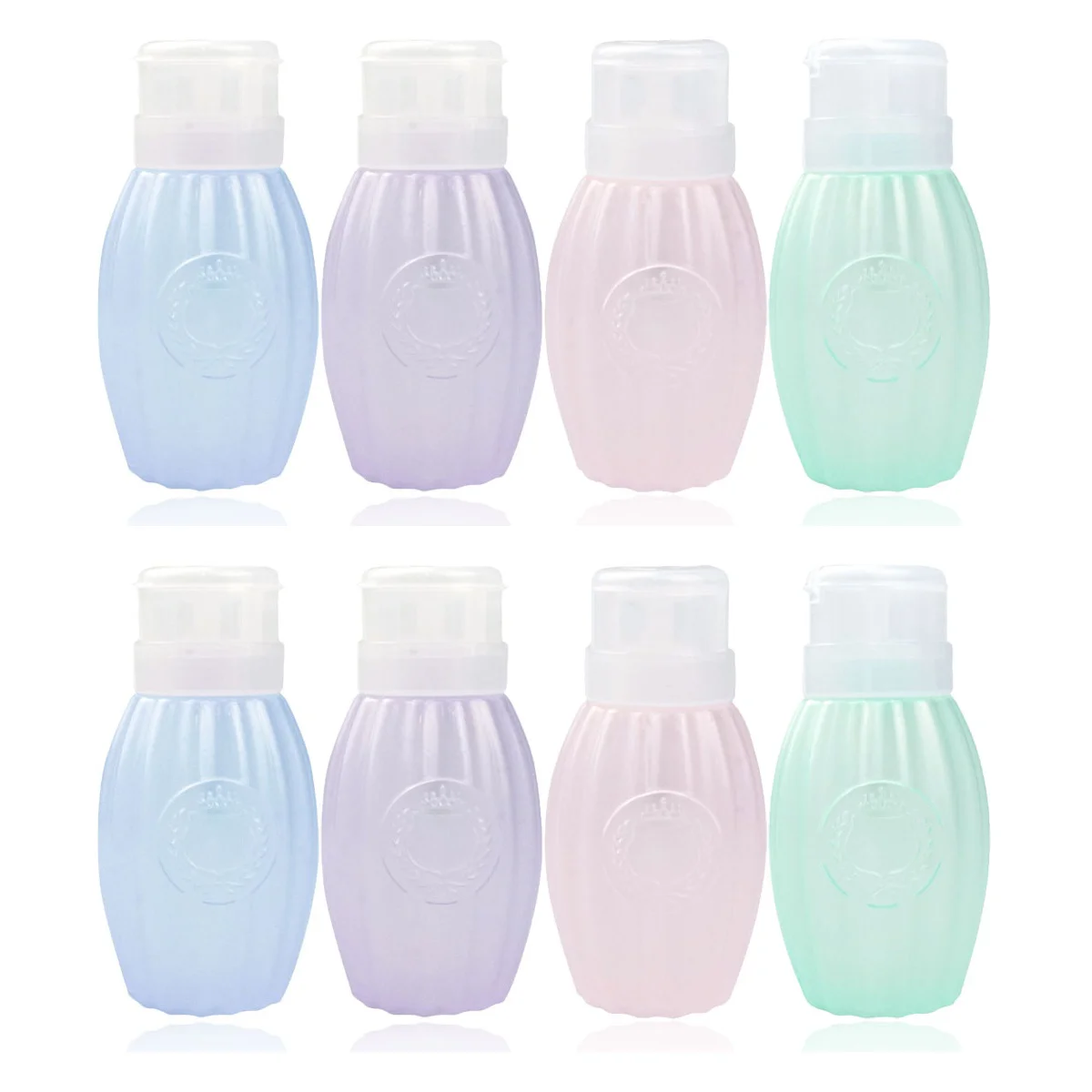 

8 Empty Dispensers for Remover Manicure Pump Bottles Pressing Bottles