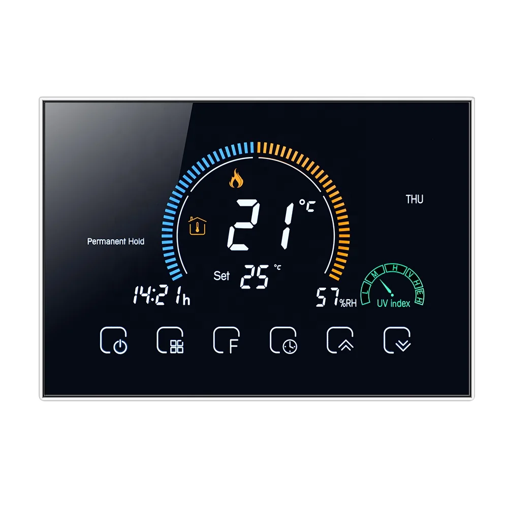 

Digital Programmable Touch Screen Electric Thermostat WiFi Smart 16A Thermoregulator for Underfloor Heating