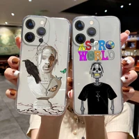 hot jack travis scott hiphop phone case for iphone 11 12 13 pro max x xr xsmax x 6s 8 7 plus luxury clear soft bumper back cover