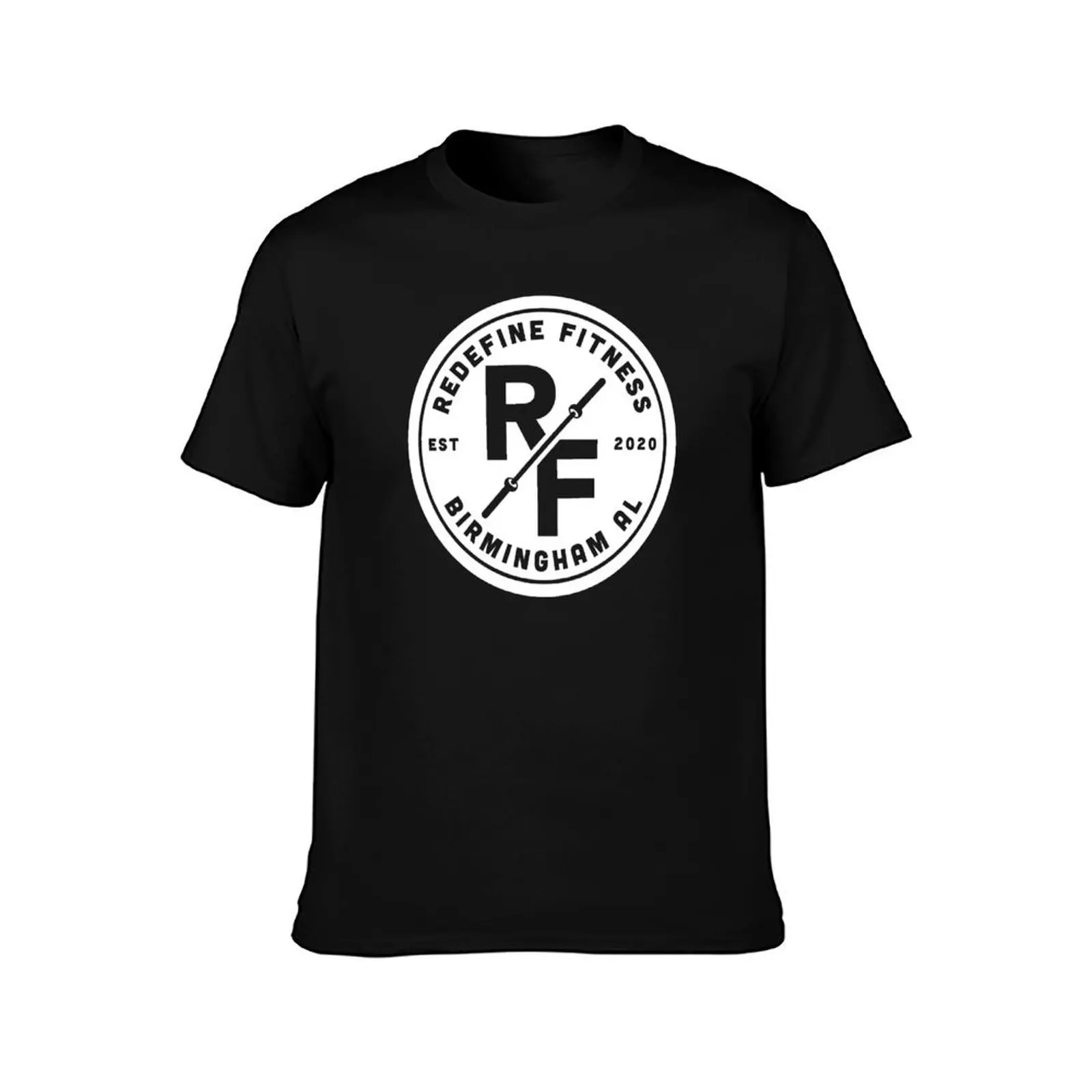 Redefine Fitness Logo white T-Shirt sublime custom shirt Man t-shirt tshirts for men