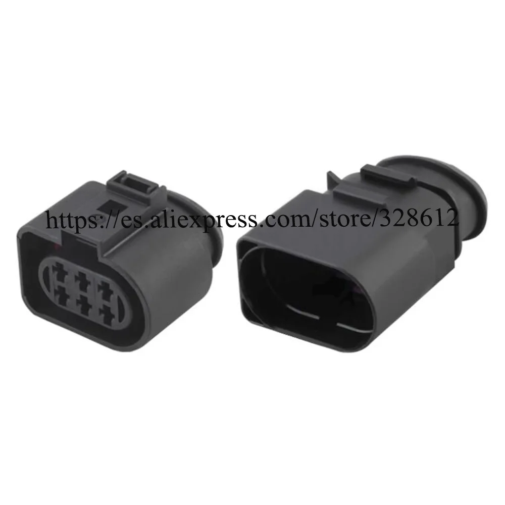 

100 комплект 1J0973733 DJ7065A-3.5-11/21 автомобильный гнездовой штекер, Водонепроницаемый гнездо, 6-контактный Автомобильный штекер с клеммой и уплотнением