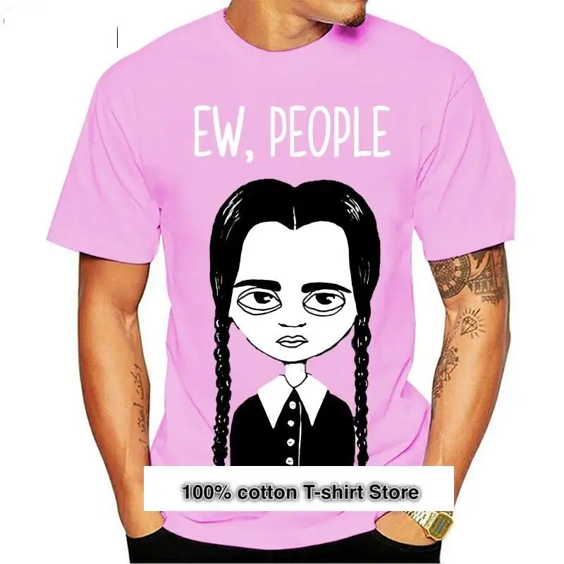 Camiseta de манга corta para hombre y mujer camisa с принтом Ew People прошивка