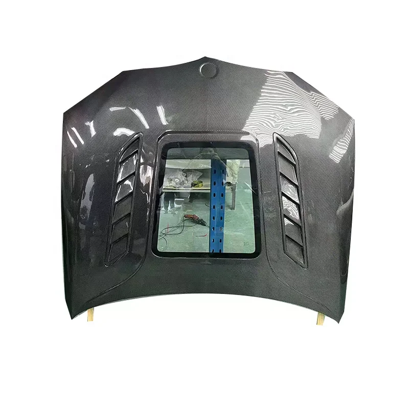

Dry carbon fiber clear glass hood for BMW F97 X3M F98 X4M