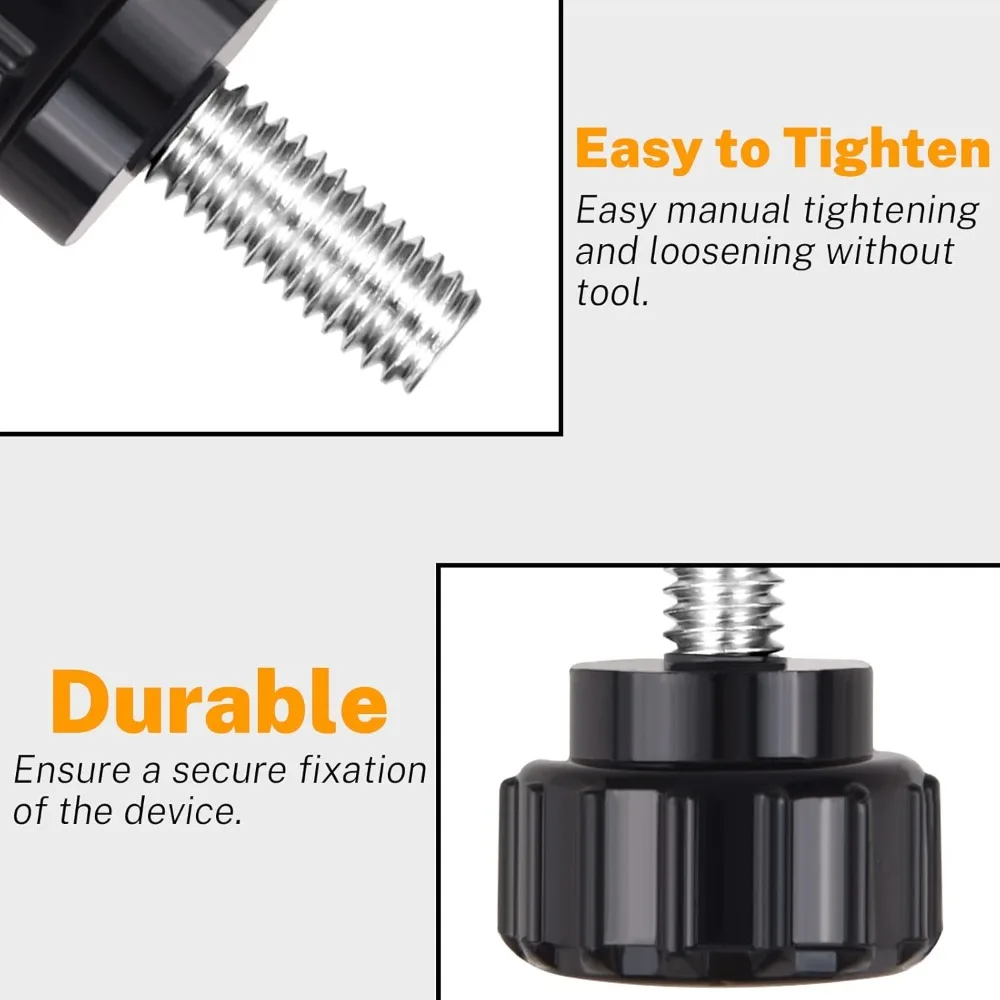 12 шт. M4 X 10 мм винтовой накатанный винт зажимные ручки из углеродистой стали винты