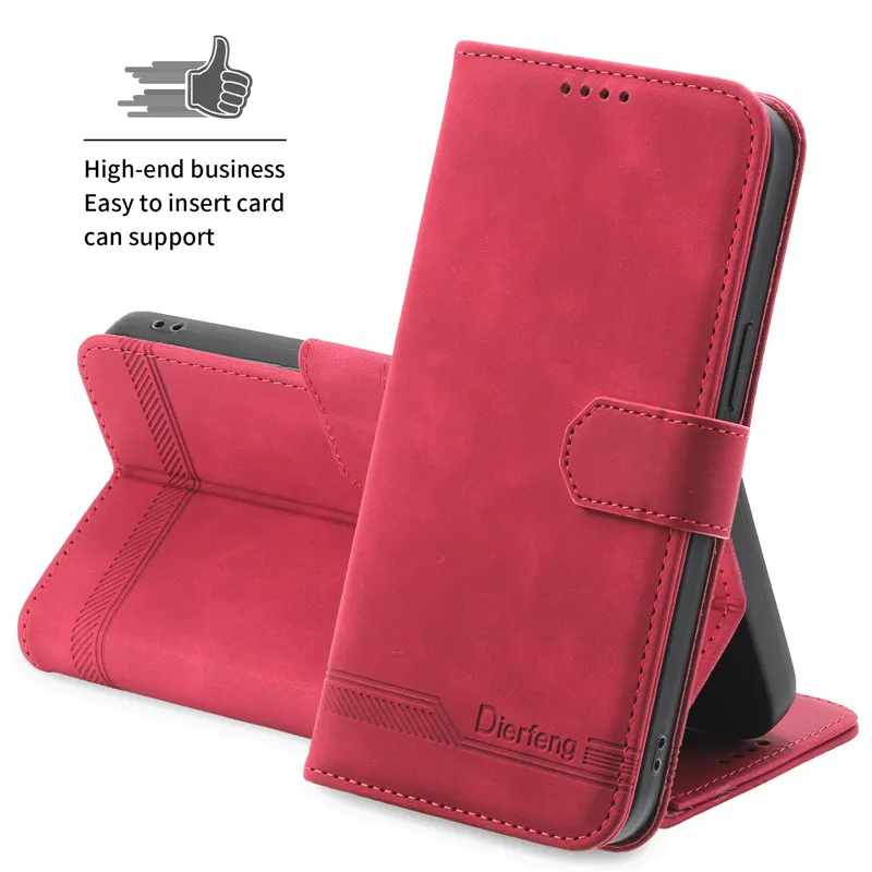 P60 Pro Case Business Magnetic Leather Flip Stand Wallet Phone Cover on For Huawei P60 Pro P 60 P60Pro MNA-AL00 LNA-LX9 Coque