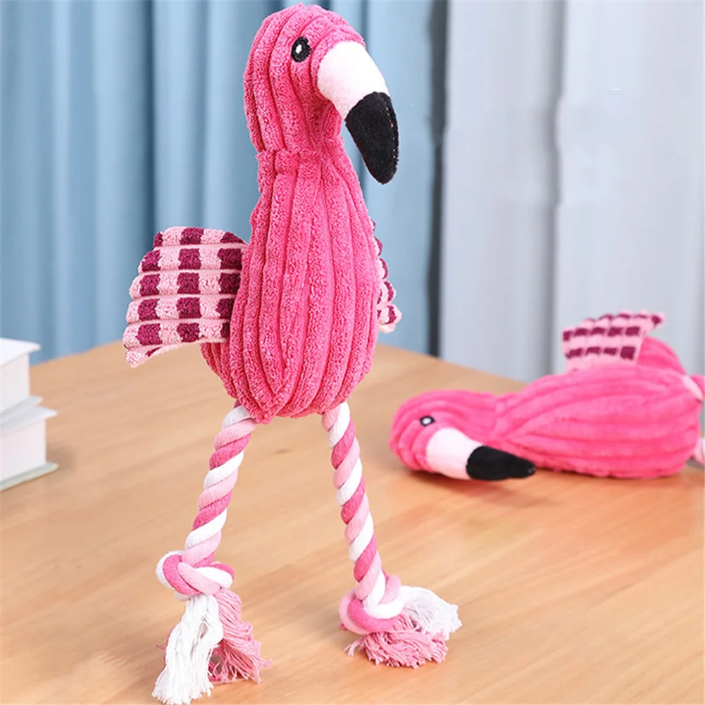 

Cute Plush Bird Pet Dogs Bite Chew Toys Chihuahua Bulldog Small Dog Interactive Training Toys Puppy Molar Squeaky Sound Toy