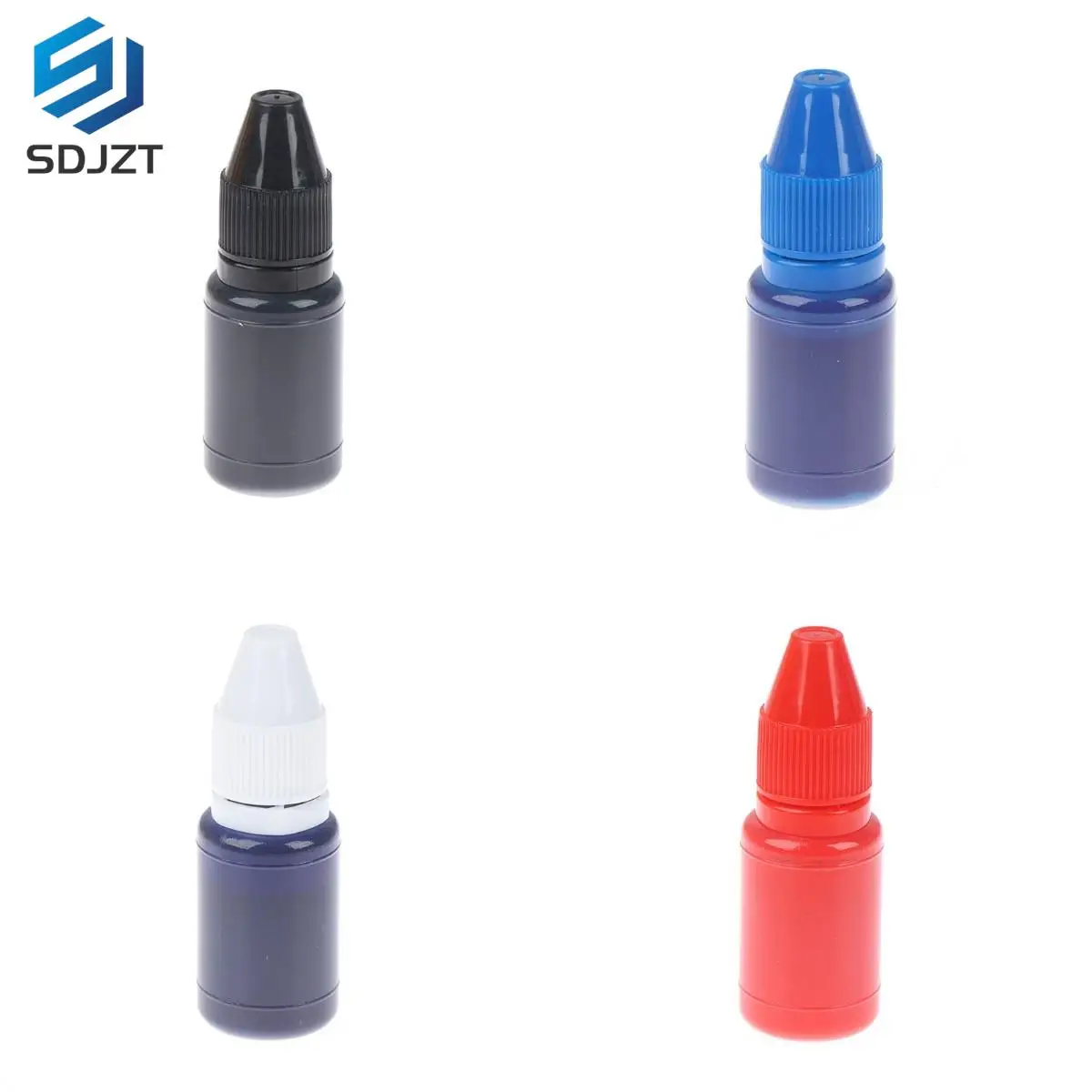 

10ml Flash Refill Fast Drying Stamping Ink Inking Self-Inking For Photosensitive Stamp Oil Black Blue