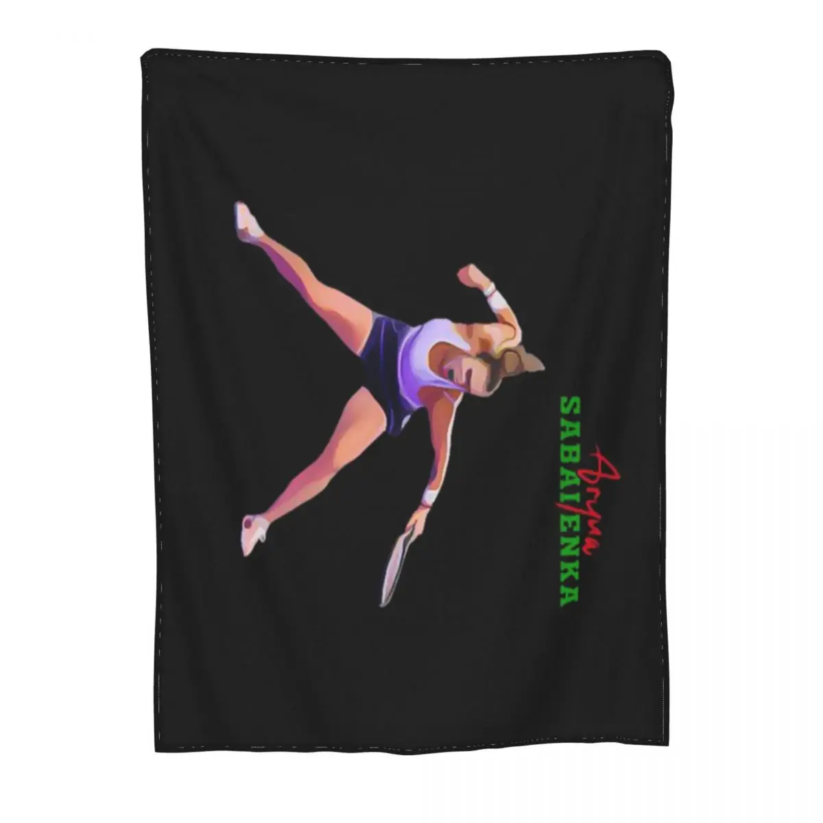 Супермягкое Флисовое одеяло Aryna Sabalenka для теннисных игроков