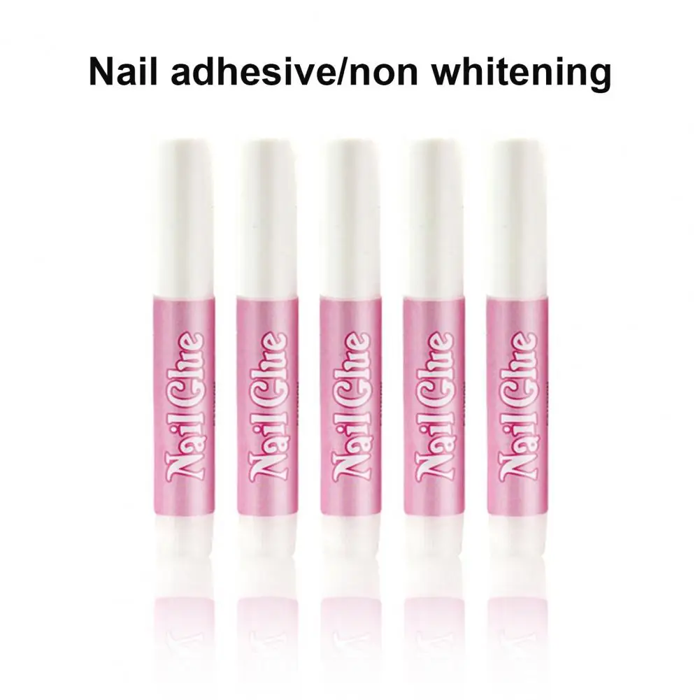 

Практичный клей для ногтей, легкий акриловый клей для ногтей, крепкий клей для ногтей, карманный размер, самодельный клей для ногтей, товары для салонов