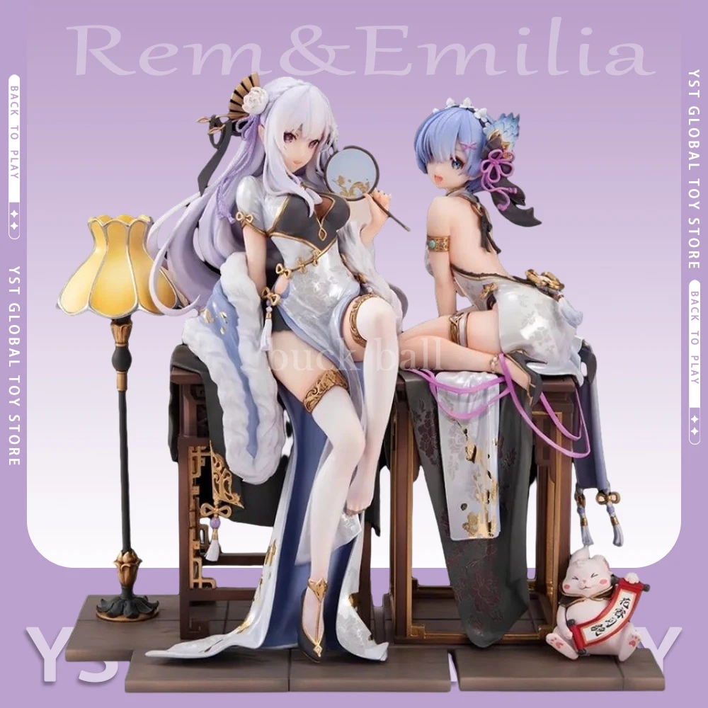 

Rem Emilia Anime Figures Re:Life In A Different World From Zero Figure Sexy Girl Figurine Pvc Model Doll Collectible Adult Gift