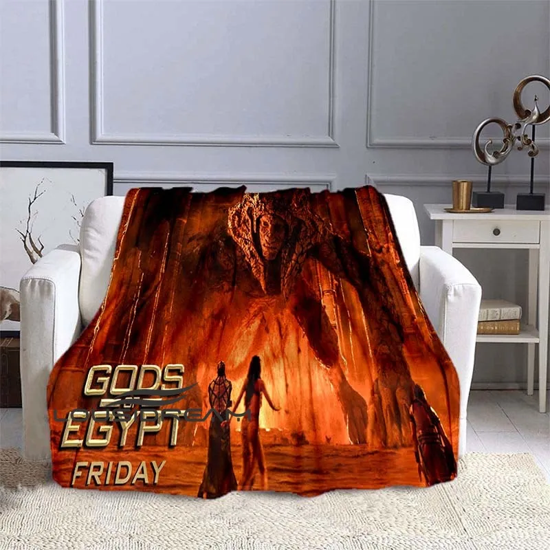 

Ares: Eyes of Power 3D Ancient Egypt Pyramid Print Flannel Quilt Home Decor Living Room Bedroom Rest Fluffy Blanket Customizable