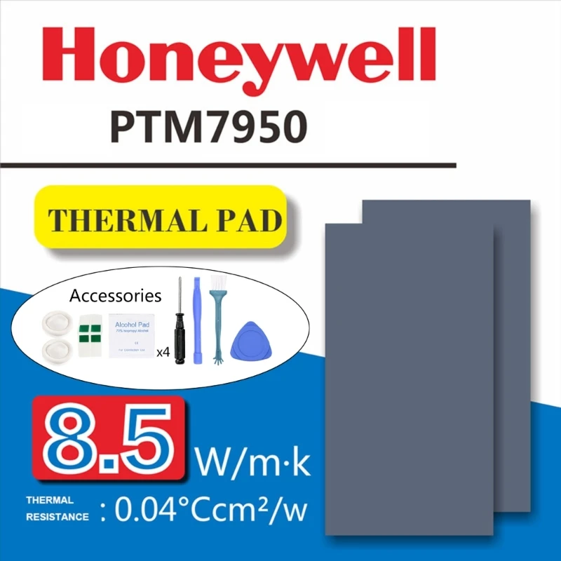

PTM7950 Thermal Pad,Laptop Phase Change Silicone Grease Pad Material,CPU GPU Thermal Conductive Paste Gasket Patch