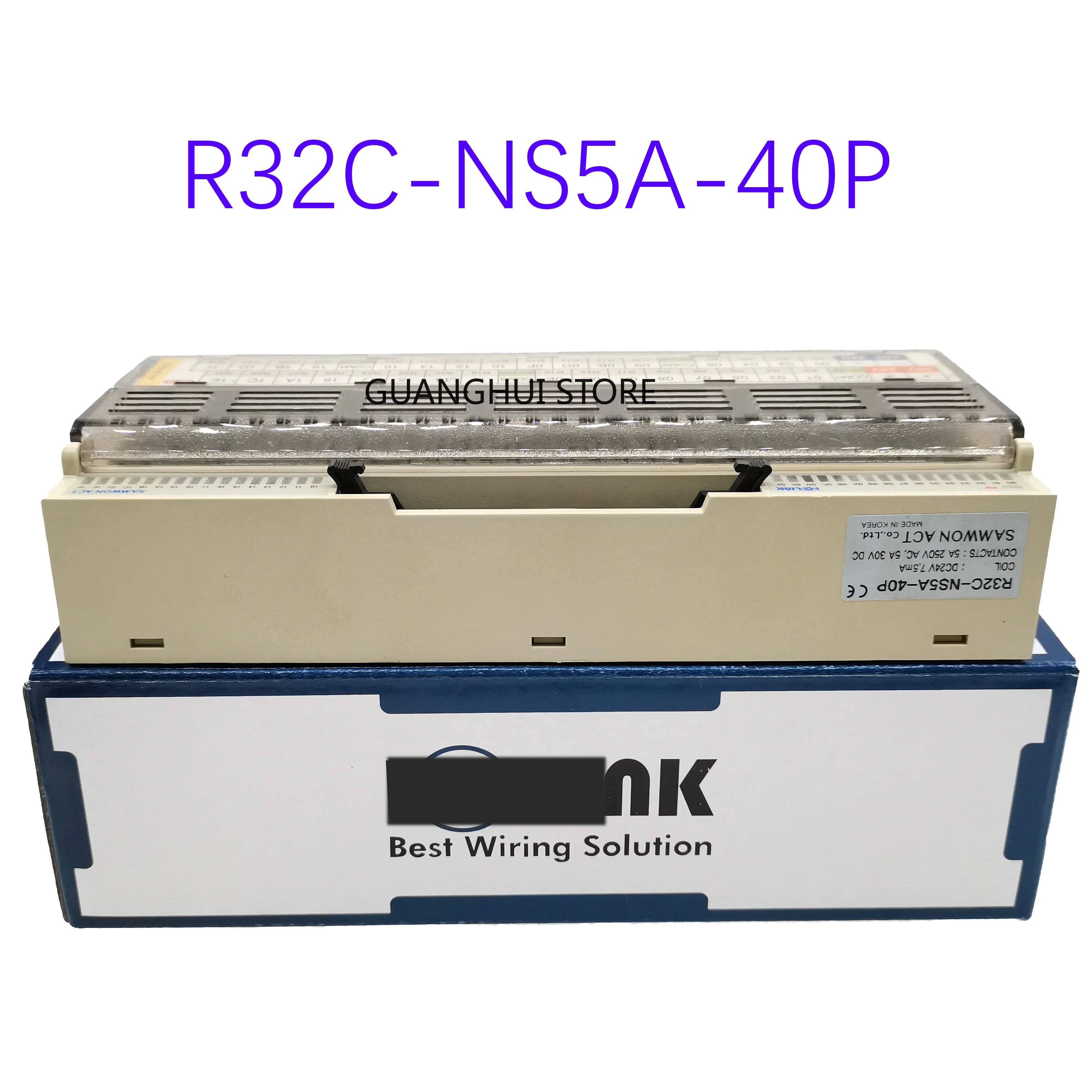 

Original R32C-NS5A-40P Terminal Module Relay Module R32CNS5A40P Spot 24 Hours Delivery