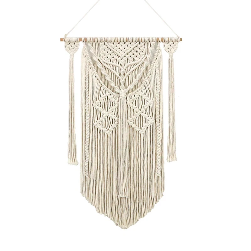

Bohemian Handmade Wall Hanging Woven Tapestry Room Door Window Curtain Wedding Backdrop Macrame Hanging Curtain Home