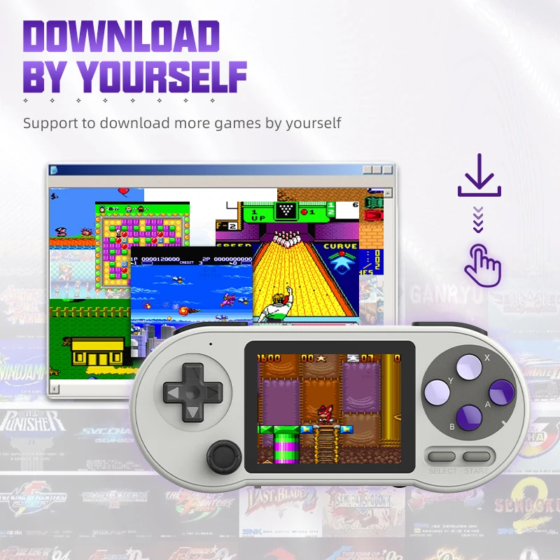 Портативная Игровая Консоль В Стиле Ретро SF2000 С 3-дюймовым IPS-экраном И 6000
