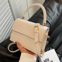 2022 new trendy summer luxury leisure high quality simple ladies handbag texture messenger small square bag fashion bag women